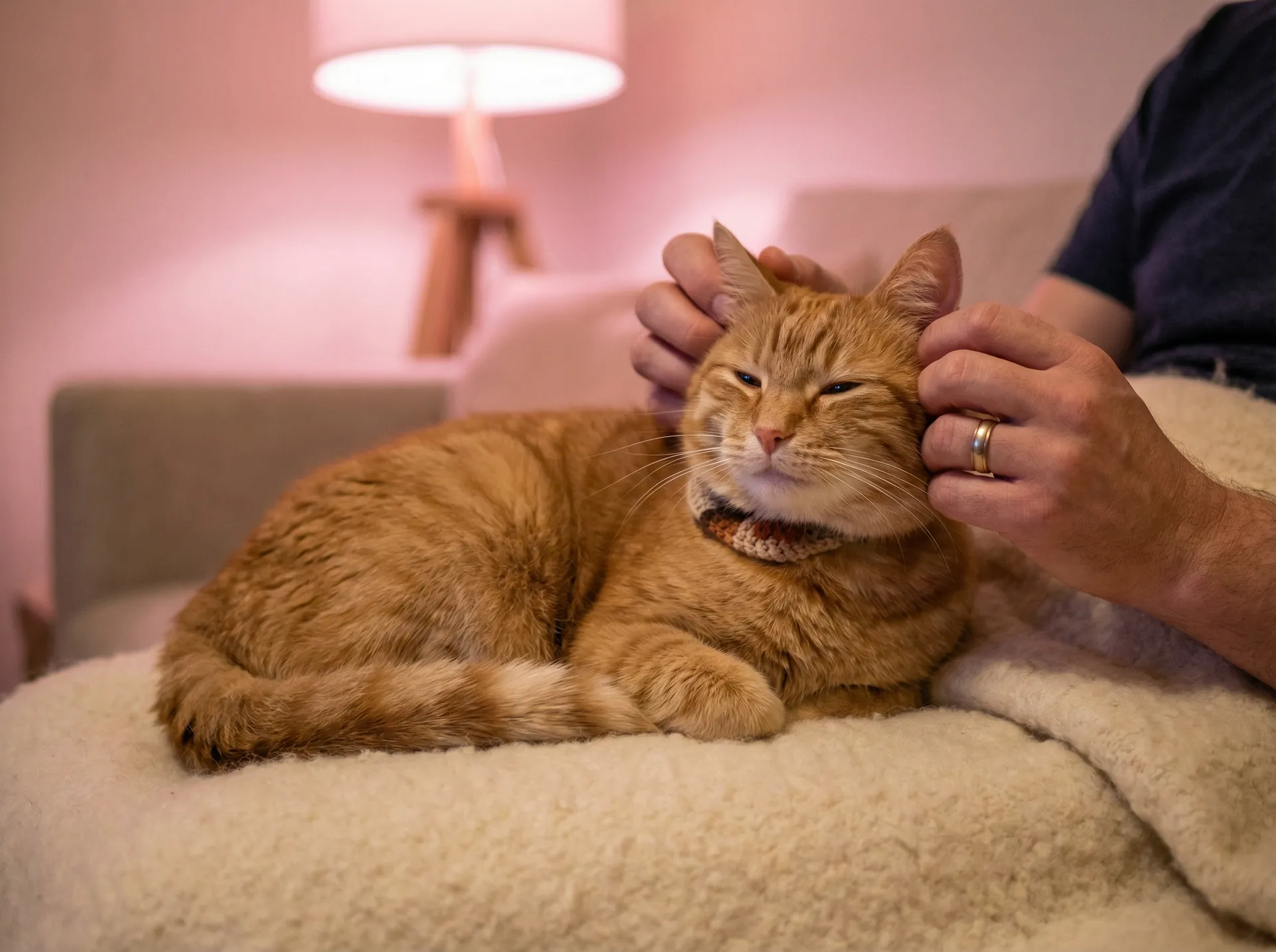 猫咪被温柔抚摸的幸福时刻 - 林智慧电影